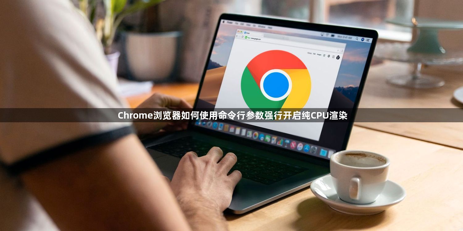 Chrome浏览器如何使用命令行参数强行开启纯CPU渲染1