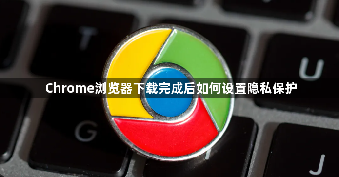 Chrome浏览器下载完成后如何设置隐私保护1