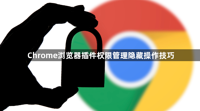 Chrome浏览器插件权限管理隐藏操作技巧1