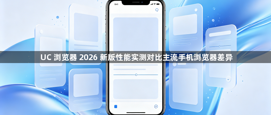 UC 浏览器 2026 新版性能实测对比主流手机浏览器差异1