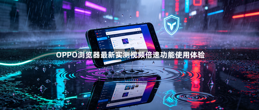 OPPO浏览器最新实测视频倍速功能使用体验1