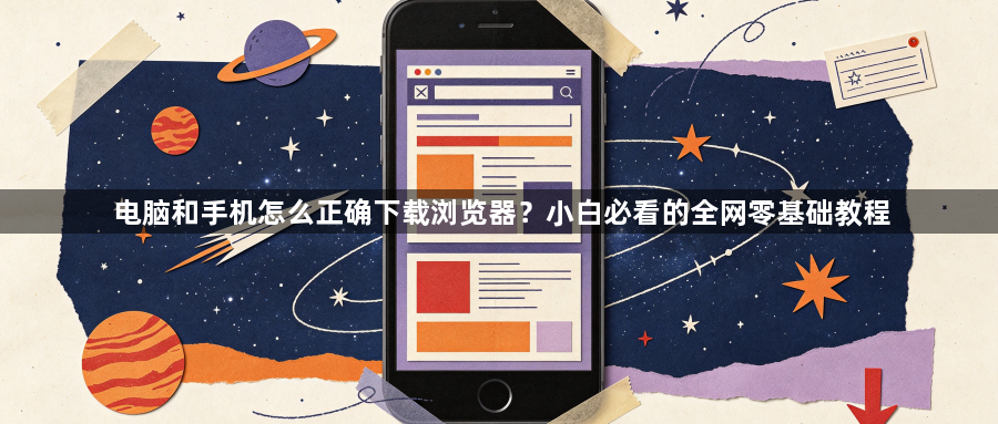 电脑和手机怎么正确下载浏览器？小白必看的全网零基础教程1