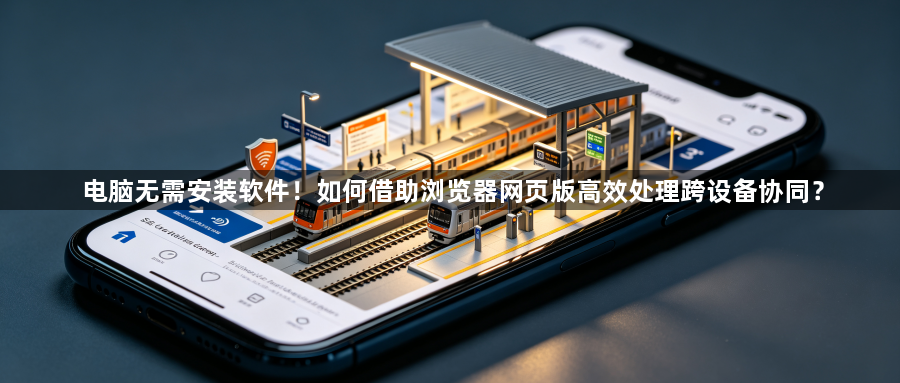 电脑无需安装软件！如何借助浏览器网页版高效处理跨设备协同？1