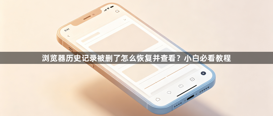 浏览器历史记录被删了怎么恢复并查看?小白必看教程1