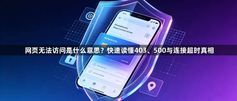 网页无法访问是什么意思？快速读懂403、500与连接超时真相1