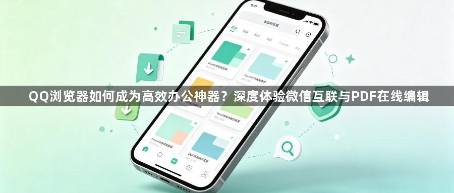 QQ浏览器如何成为高效办公神器？深度体验微信互联与PDF在线编辑1