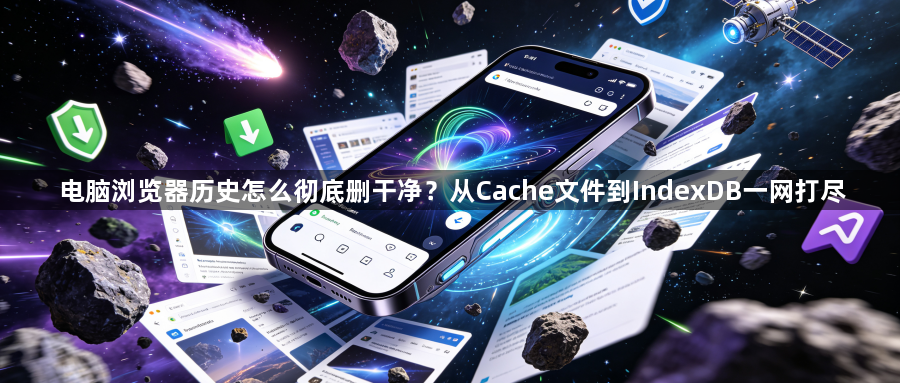 电脑浏览器历史怎么彻底删干净?从Cache文件到IndexDB一网打尽1