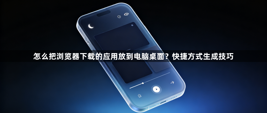 怎么把浏览器下载的应用放到电脑桌面?快捷方式生成技巧1