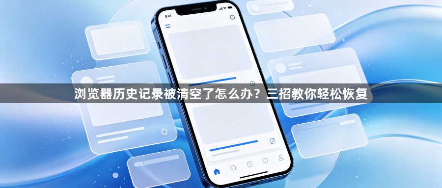 浏览器历史记录被清空了怎么办？三招教你轻松恢复1