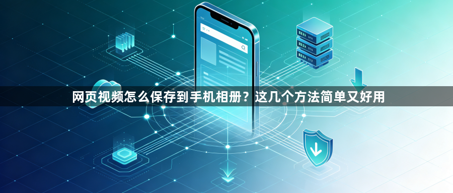 网页视频怎么保存到手机相册？这几个方法简单又好用1