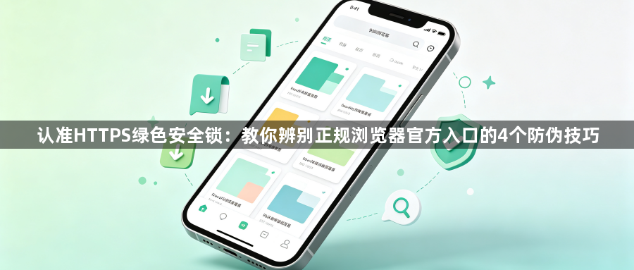 认准HTTPS绿色安全锁：教你辨别正规浏览器官方入口的4个防伪技巧1