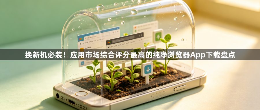 换新机必装！应用市场综合评分最高的纯净浏览器App下载盘点1