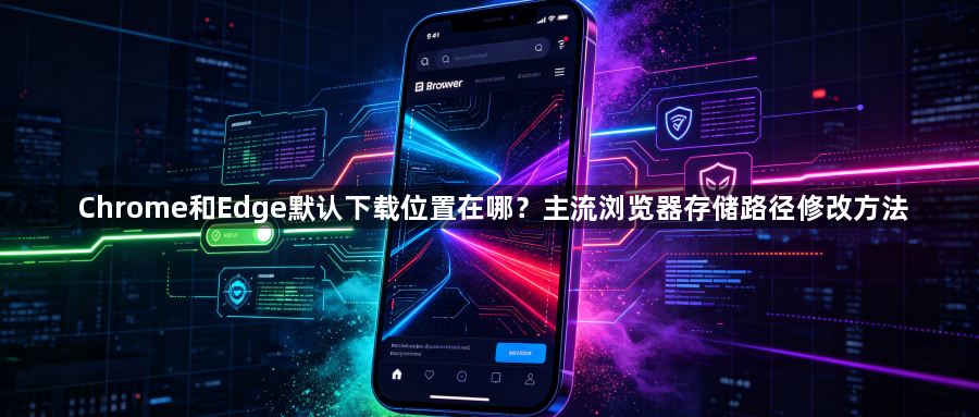 Chrome和Edge默认下载位置在哪?主流浏览器存储路径修改方法1