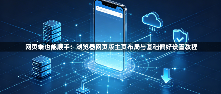 网页端也能顺手:浏览器网页版主页布局与基础偏好设置教程1