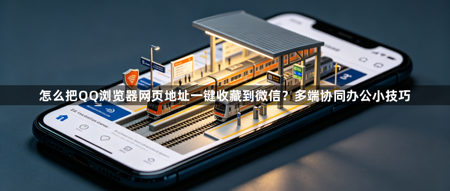 怎么把QQ浏览器网页地址一键收藏到微信？多端协同办公小技巧1