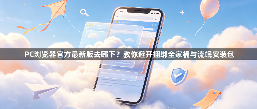 PC浏览器官方最新版去哪下？教你避开捆绑全家桶与流氓安装包1