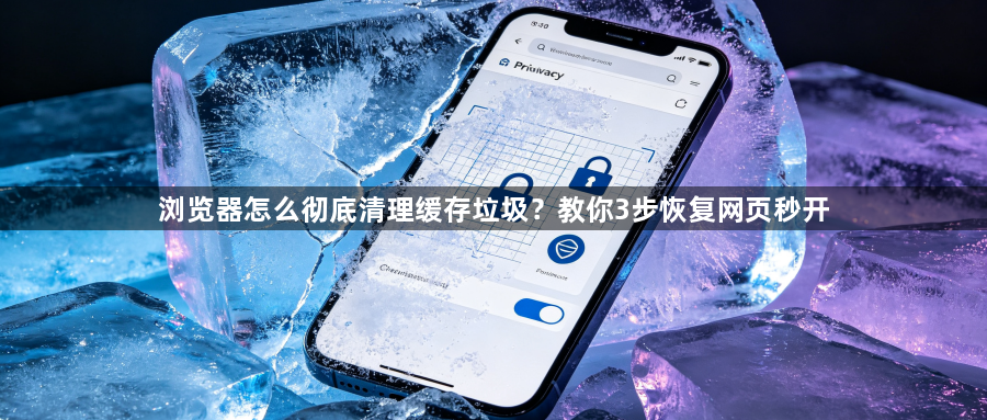 浏览器怎么彻底清理缓存垃圾？教你3步恢复网页秒开1