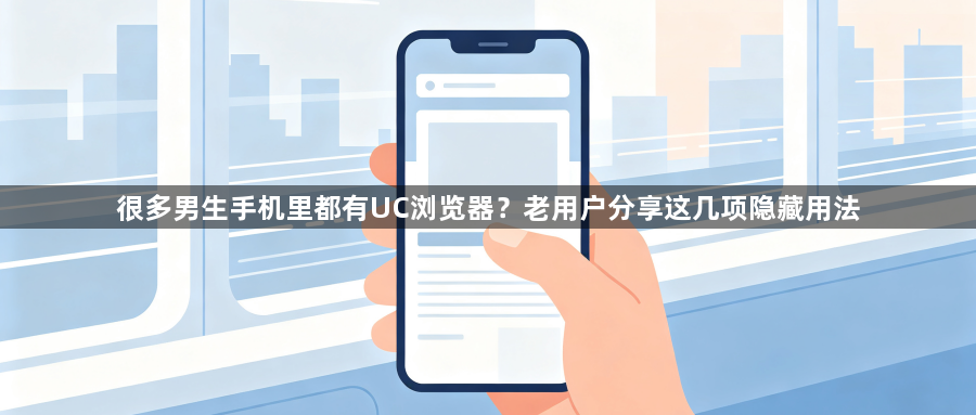很多男生手机里都有UC浏览器?老用户分享这几项隐藏用法1