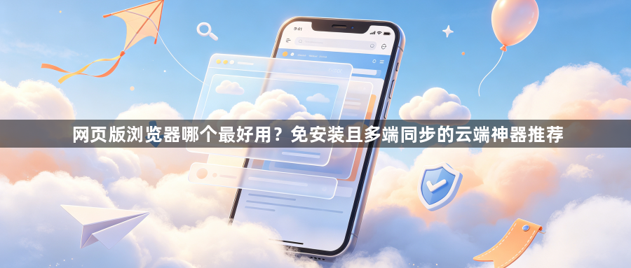 网页版浏览器哪个最好用？免安装且多端同步的云端神器推荐1