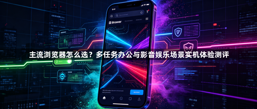 主流浏览器怎么选？多任务办公与影音娱乐场景实机体验测评1